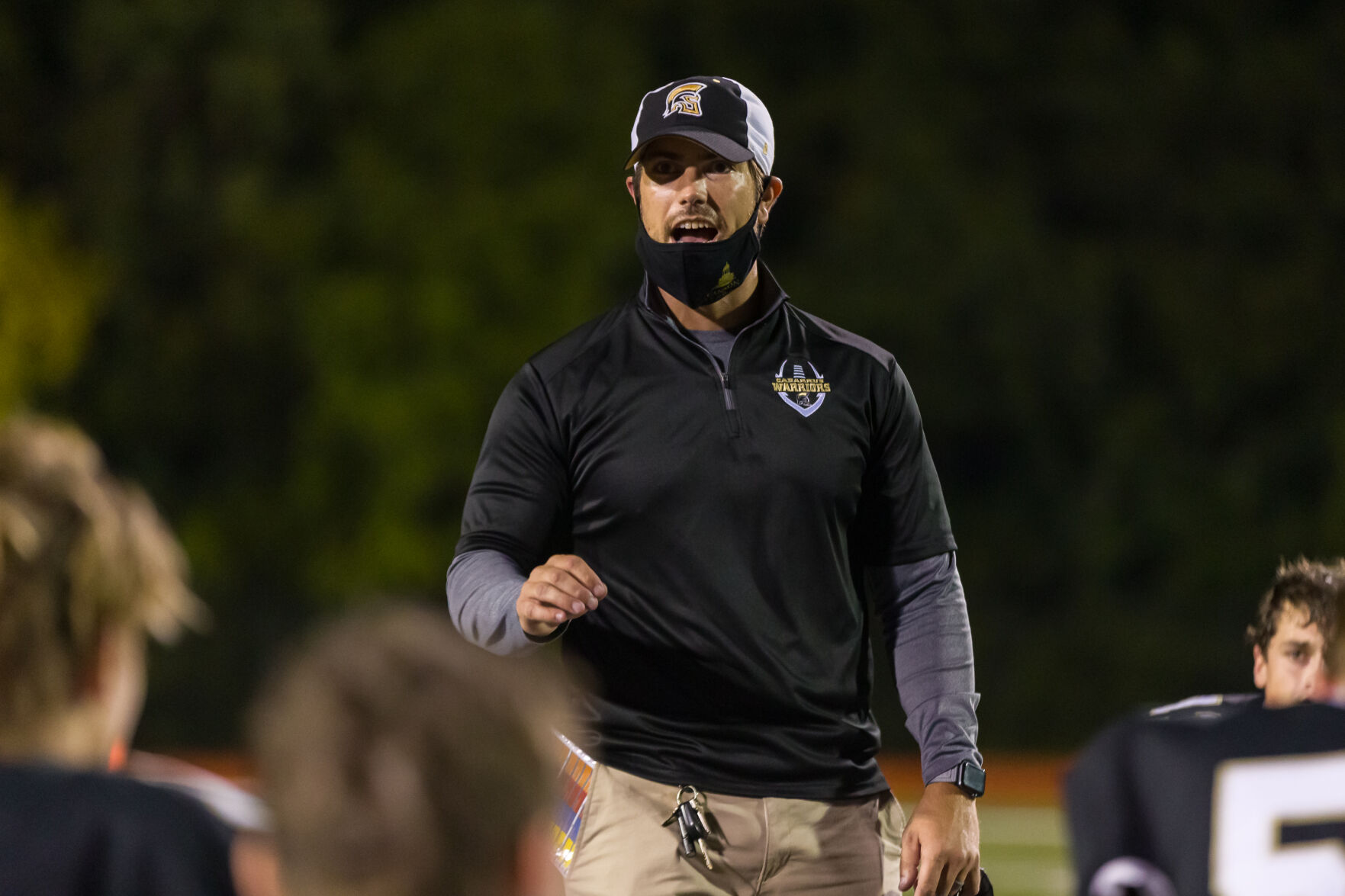 The Cabarrus Warriors (Cannon School / Concord First Assembly) defeat the North Raleigh Christian Academy Knights 21-14 on Friday Night.